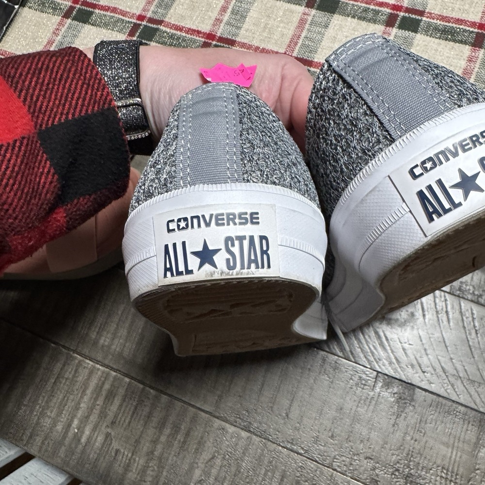 Converse All Star Chuck Taylor Gray Mesh Sneakers Shoes Women's 11 Men's 9 - Picture 3 of 6